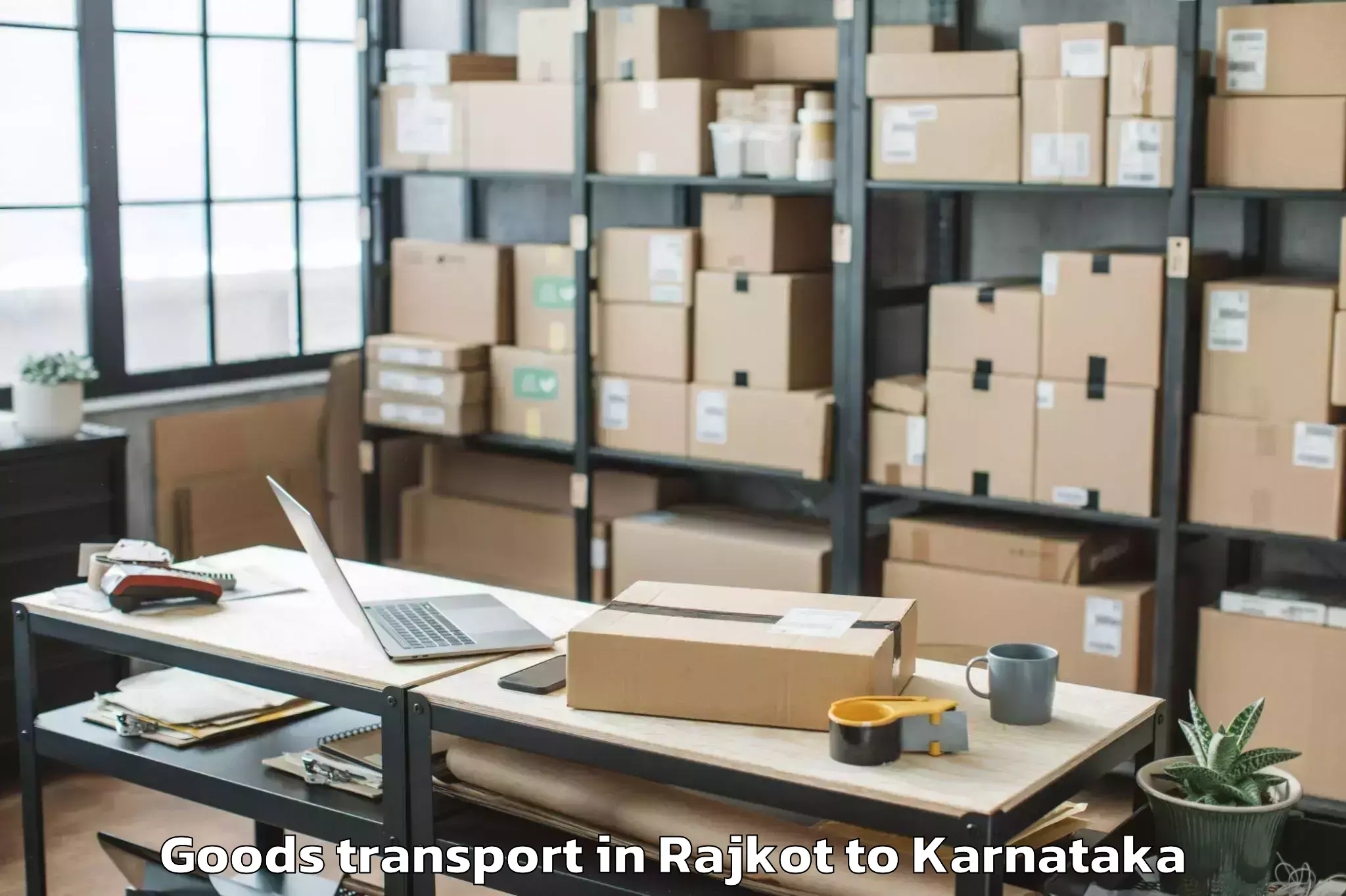 Affordable Rajkot to Nitte Mangaluru Goods Transport